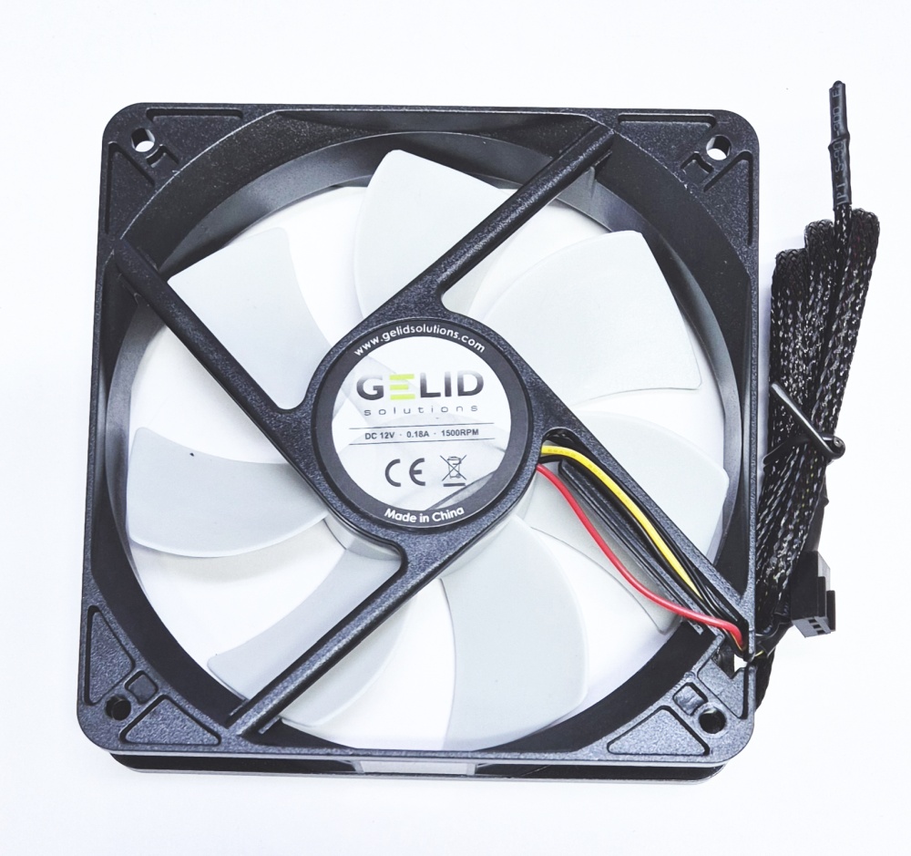 Вентилятор 120x120x25 GELID Silent 12 TC термоконтроль 1500 об/мин 26 дБ HB 3-pin FN-TX12-15