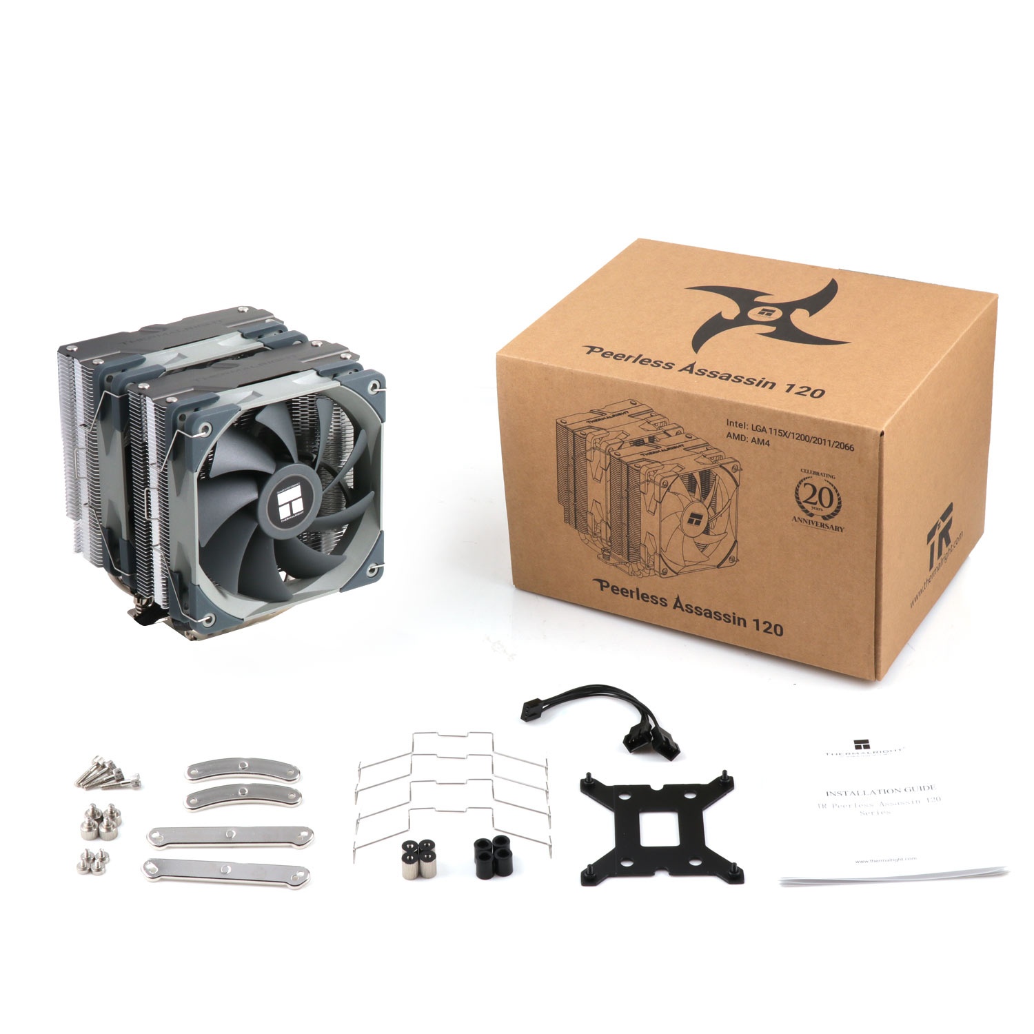Кулер для процессора Thermalright Peerless Assassin 120 240 Вт двухбашенный 2x120мм 6 трубок