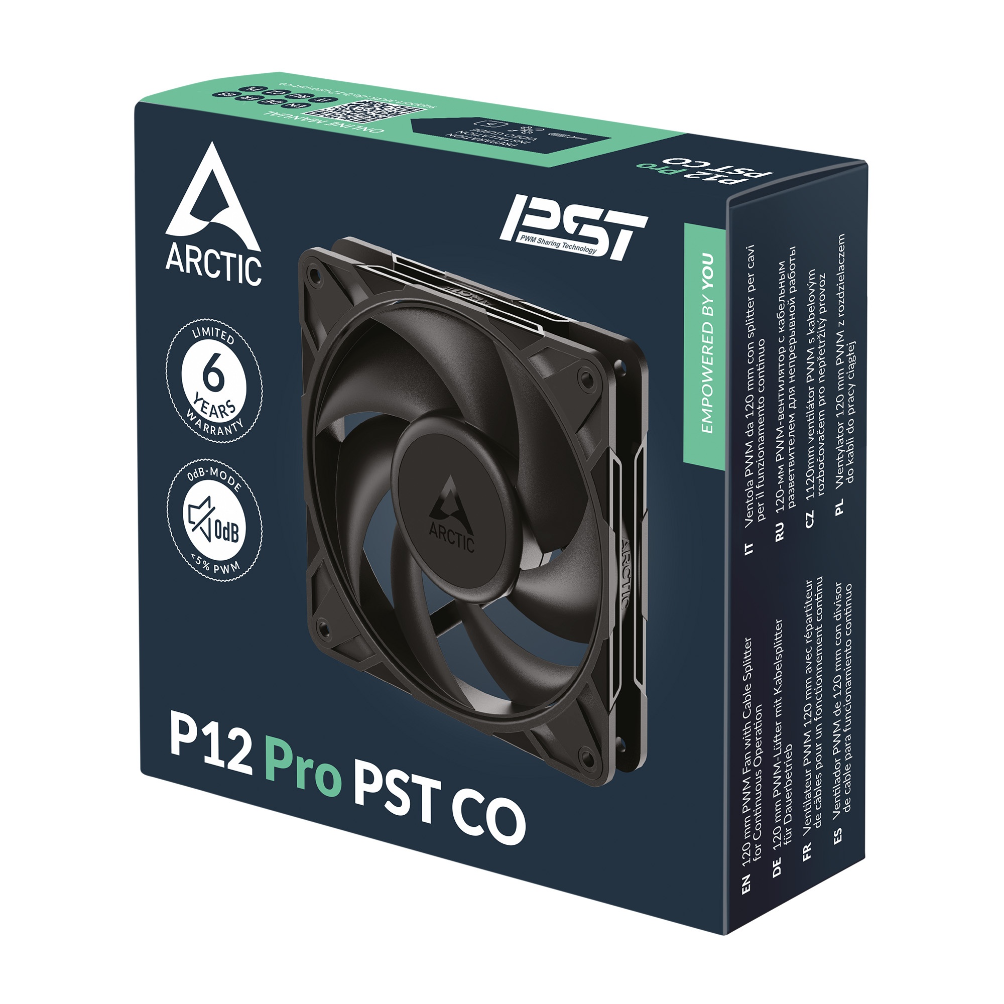 Вентилятор 120x120x25 Arctic P12 Pro PST CO PWM 3000 об/мин 2BB ACFAN00312A