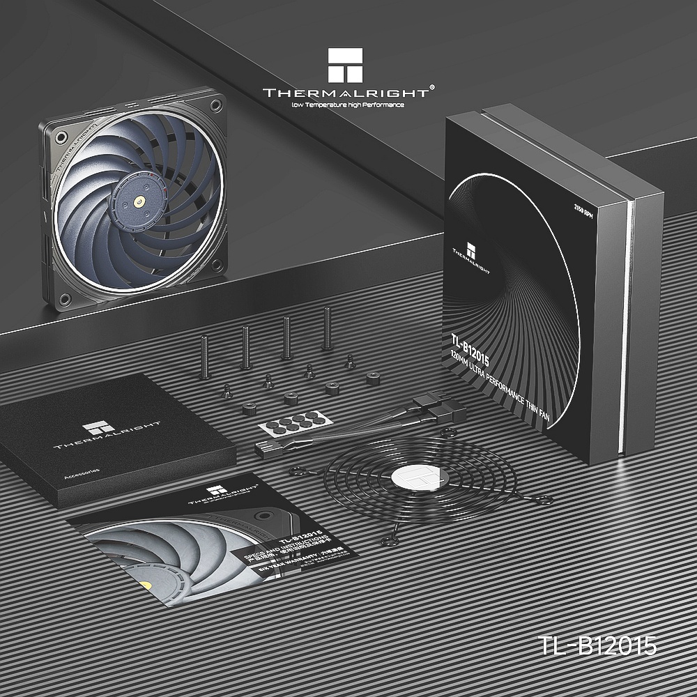 Вентилятор 120x120x15 Thermalright TL-B12015 PWM 2150 об/мин 25 дБ