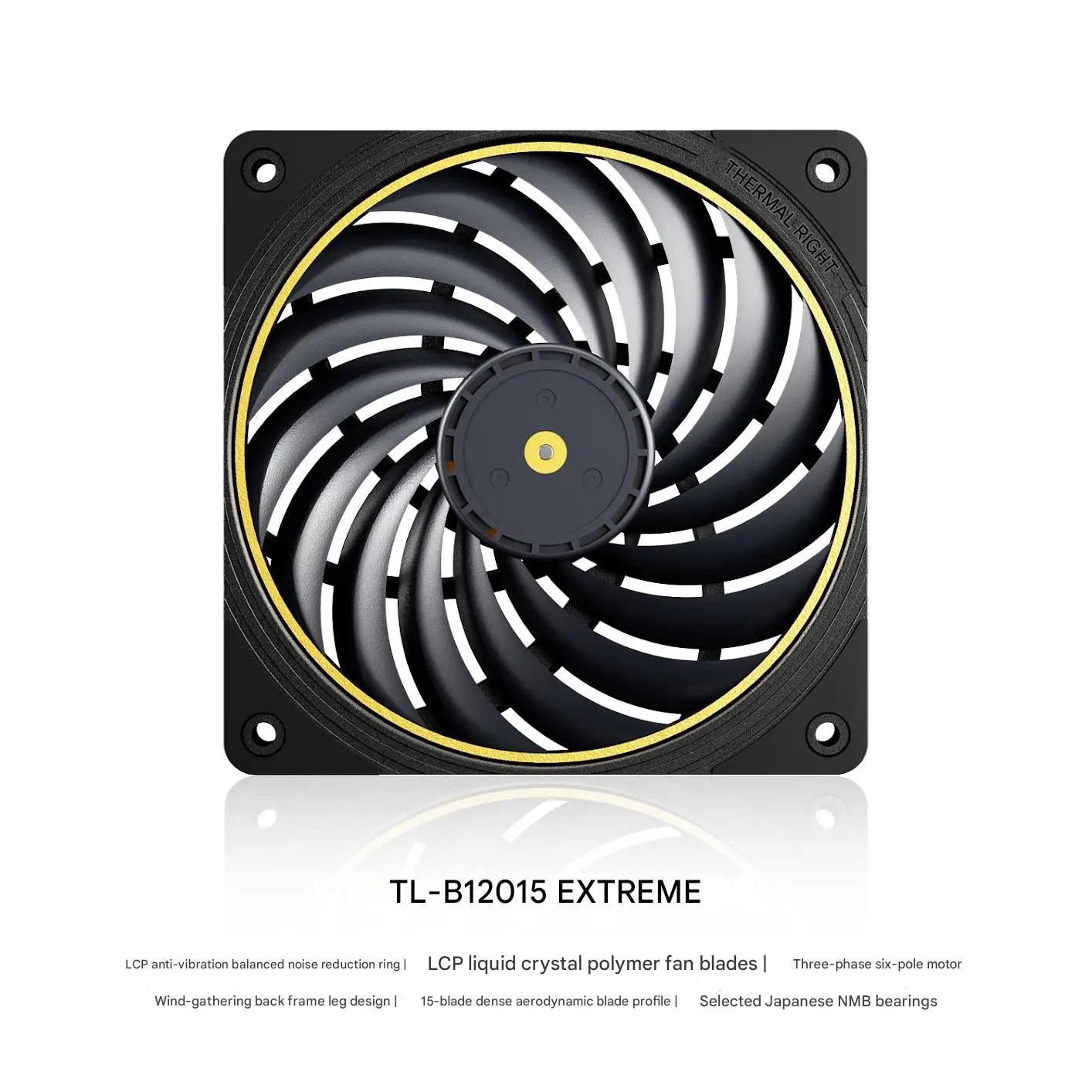 Вентилятор 120x120x15 Thermalright TL-B12015 Extrem PWM 3150 об/мин 37 дБ