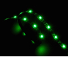 Светодиодная лента Akasa LD02-05GN зеленая 15 LED 50 см 12В Molex для ПК подсветка