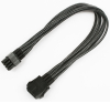 Удлинитель Nanoxia 8-pin PCI-E, 30см, кабель питания видеокарт, индивидуальная оплетка, NX8PE3EC