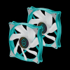 Вентилятор iceberg 140x140x25 IceGALE ARGB, PWM, TEAL, 500 - 1600rpm, 36dB(M), 023A, 2шт