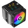 Кулер ЦПУ Thermalright Peerless Assassin 120 Digital Black ARGB высота 162 мм, 1850 об/мин, 26 дБА, PWM, черный